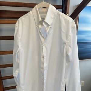 Charles Tyrwhitt - White Button Down Dress Shirt - 16/33, Extra Slim